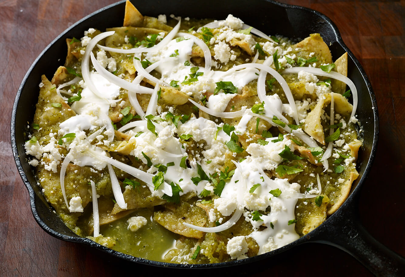 Chilaquiles Verdes Sencillos