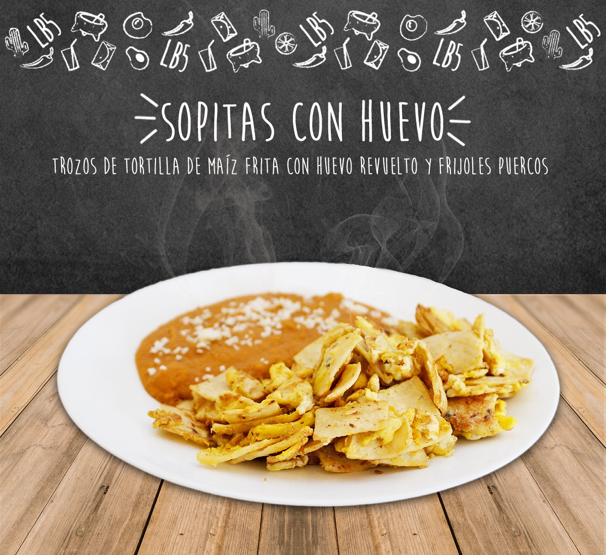 Sopitas con huevo
