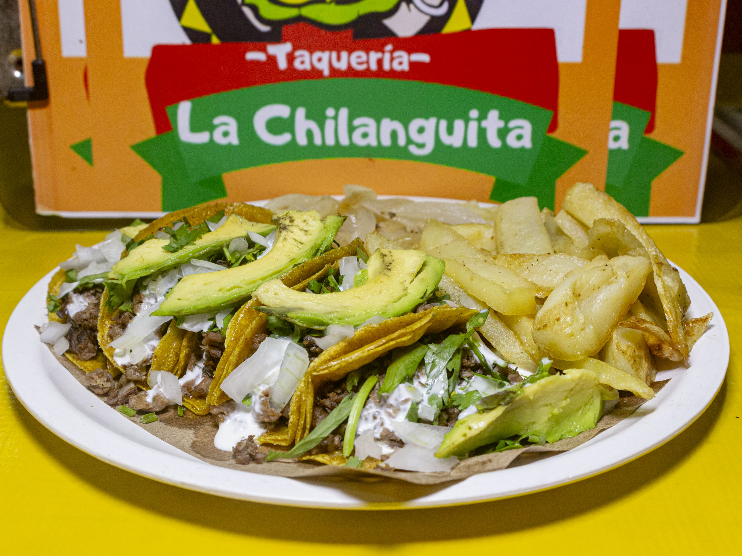 5 TACOS DE CECINA