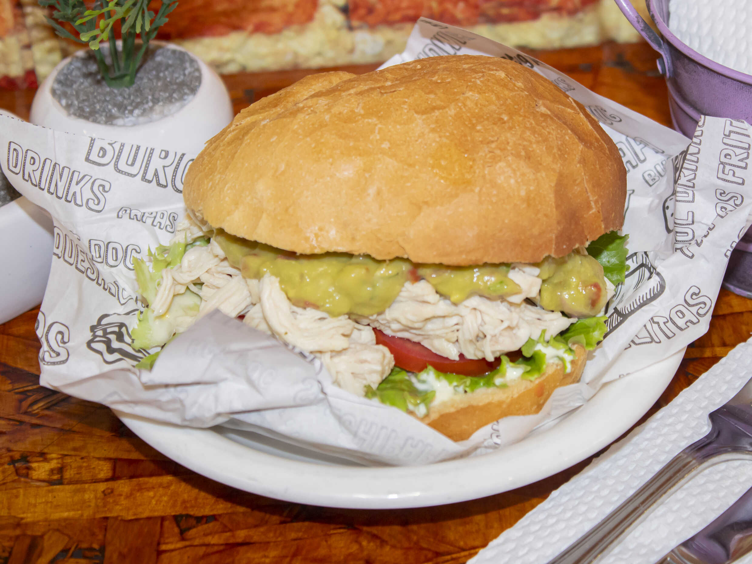 Sándwich de Pollo Palteado