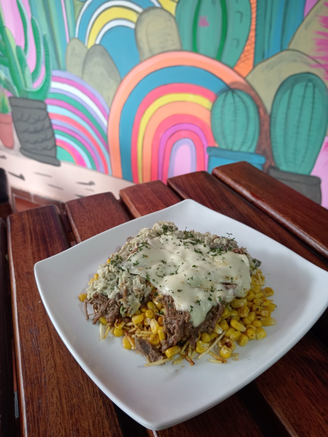 Mazorcada con Pollo