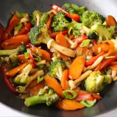 Verduras Salteadas al Wok