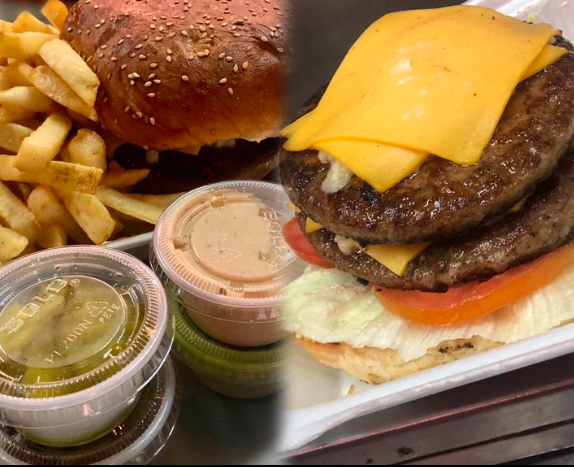 Hamburguesa Doble + Papas