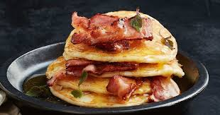 HONEY BACON PANCAKES