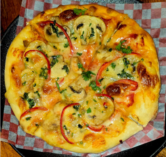 Pizza Vegetariana Mediana 6 Porciones