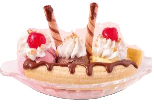 Helado Banana Split