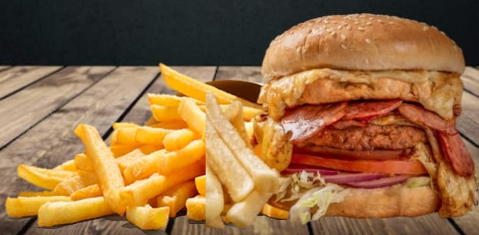 BURGER MIXTA🏆 (Incluye Papas)