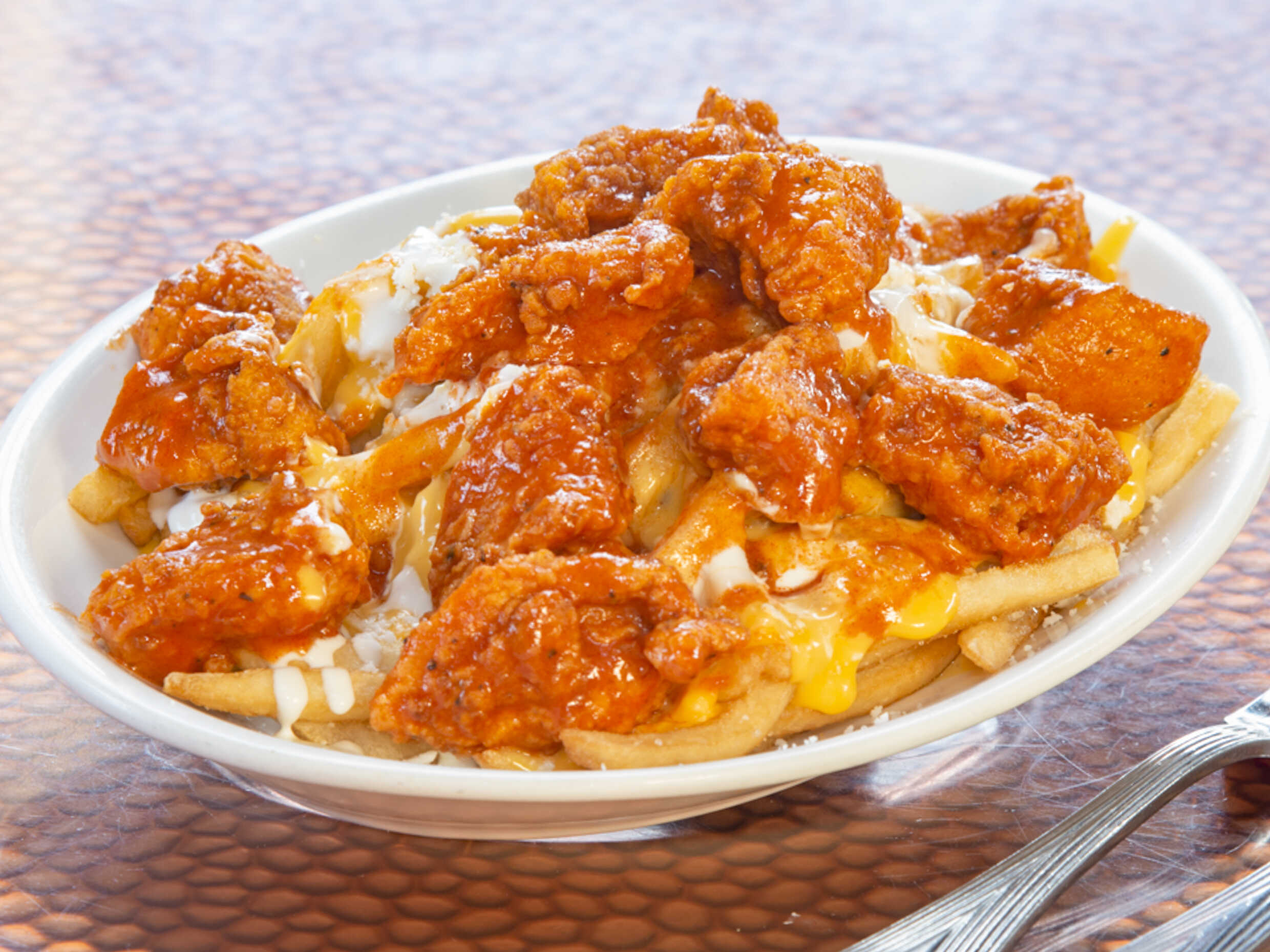 Papas con boneless