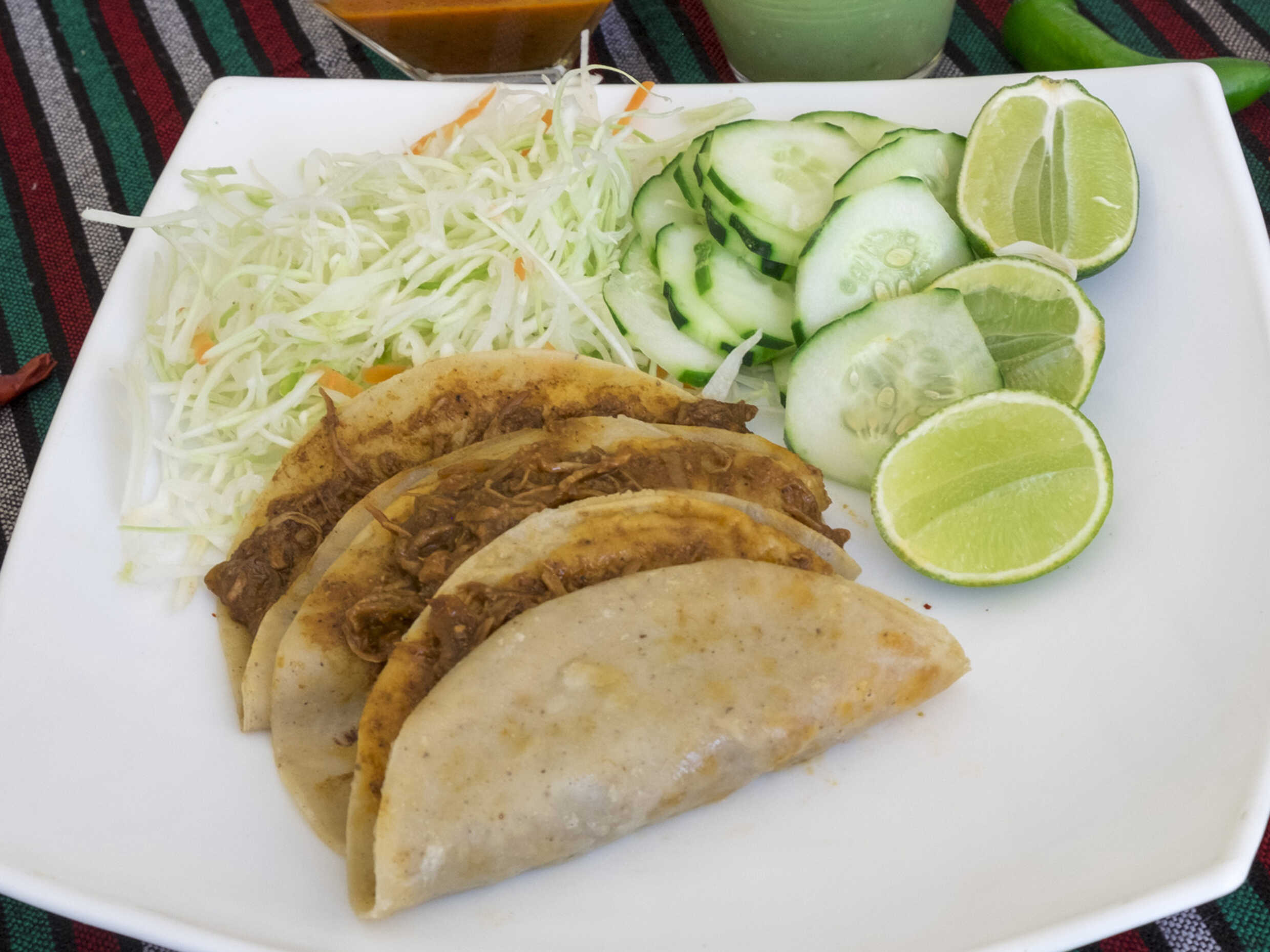 Taco de Pollo con Mole