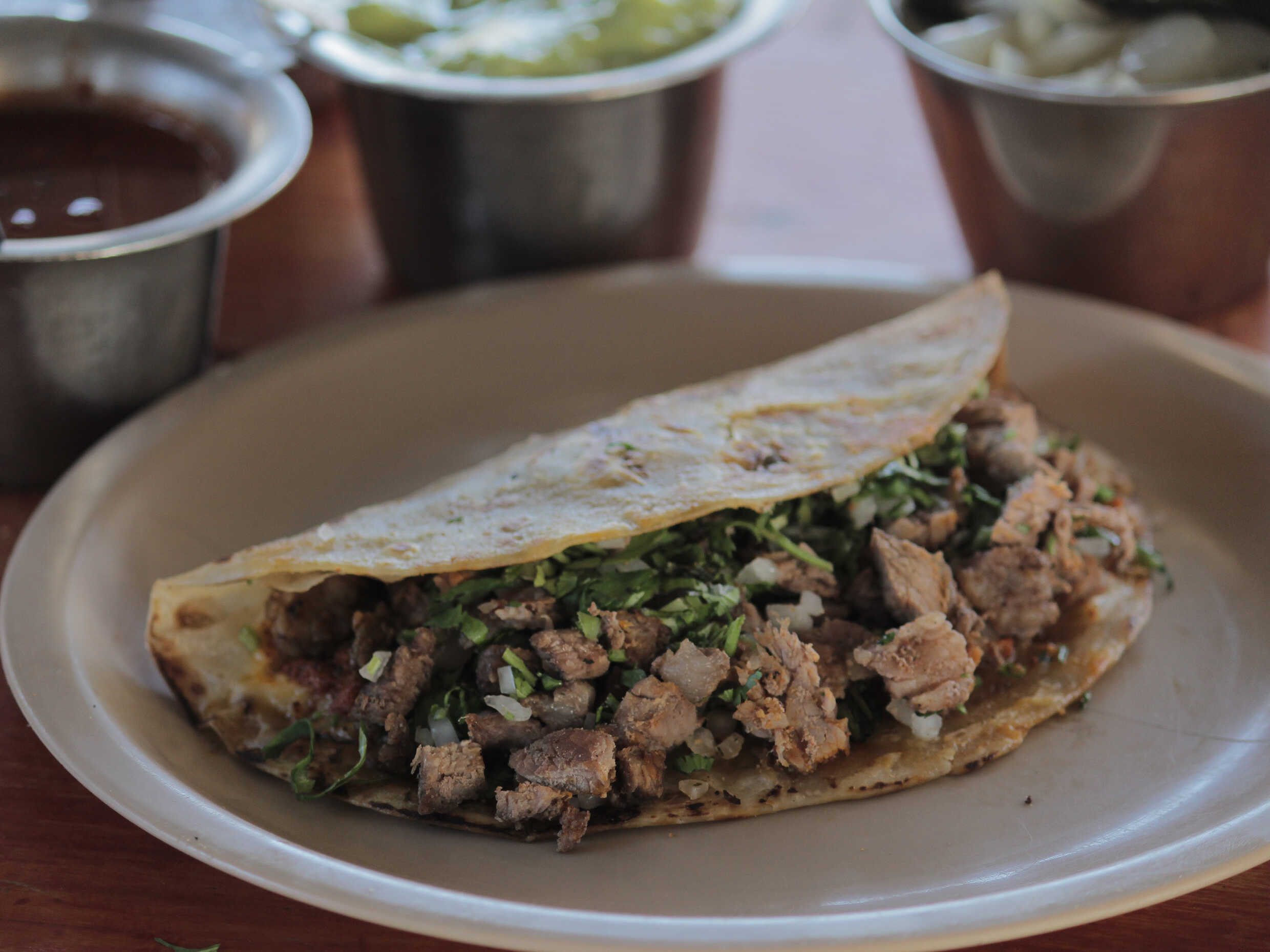 Quesadilla con Carne Asada..