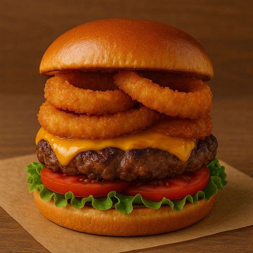 Hamburguesa Aros de Cebolla