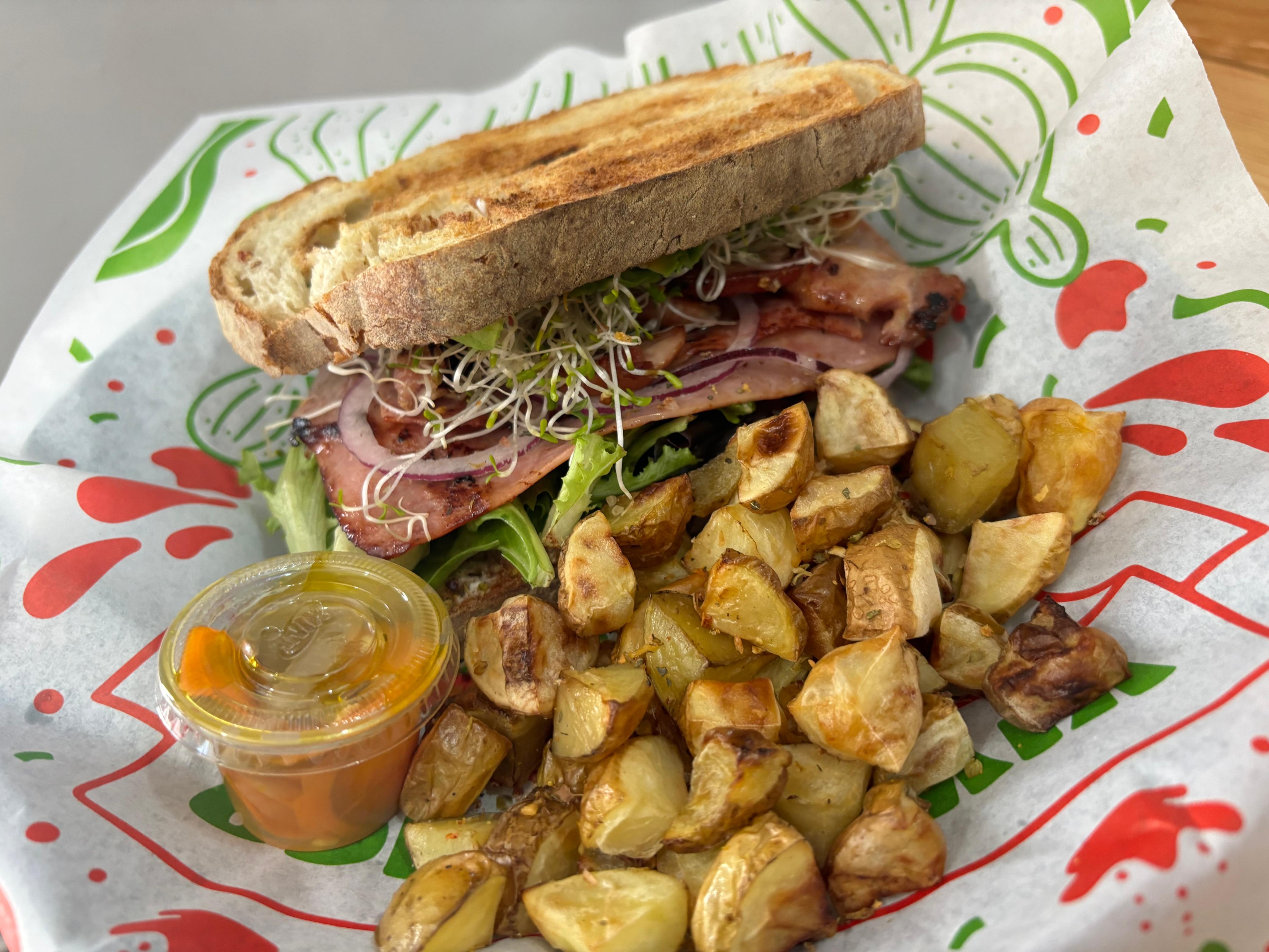 Sándwich de Jamón de Pavo