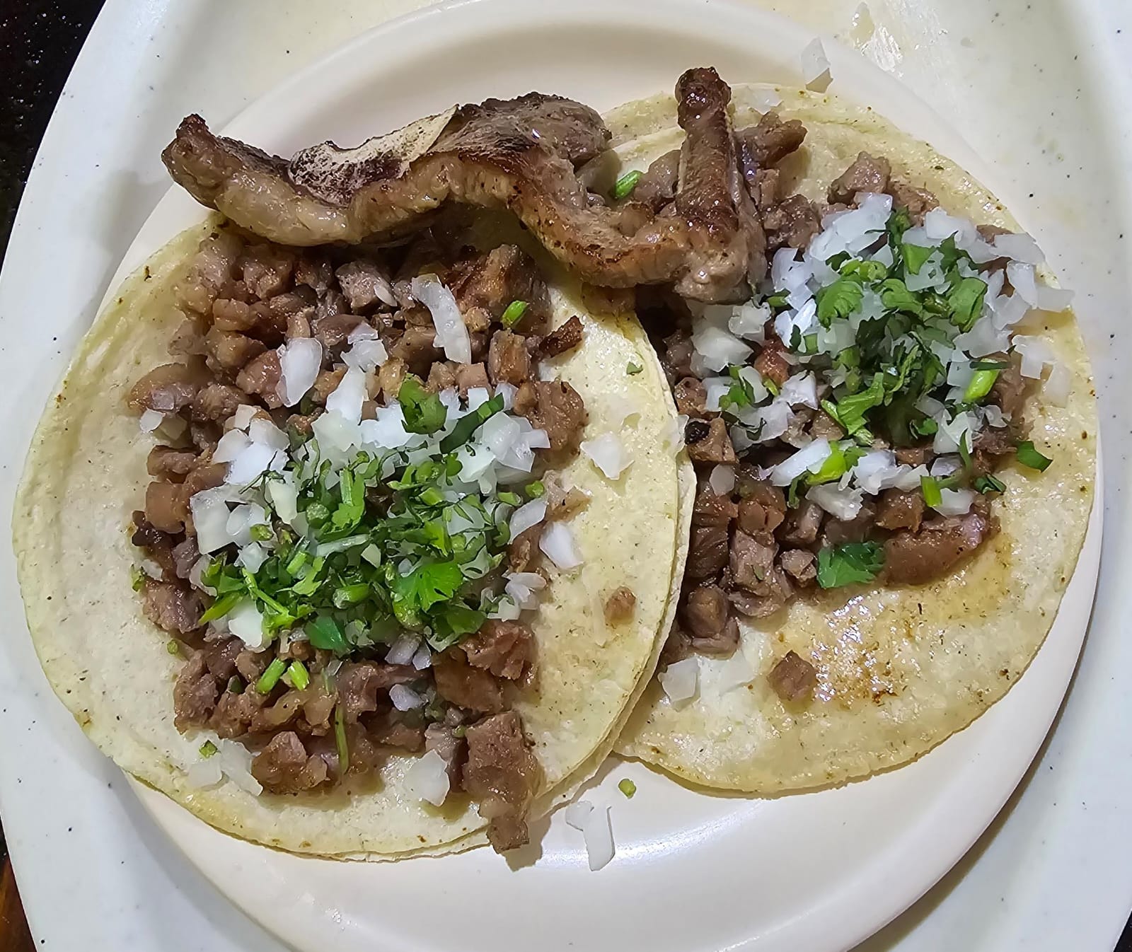 Taco de Tortilla de Maíz con Costilla