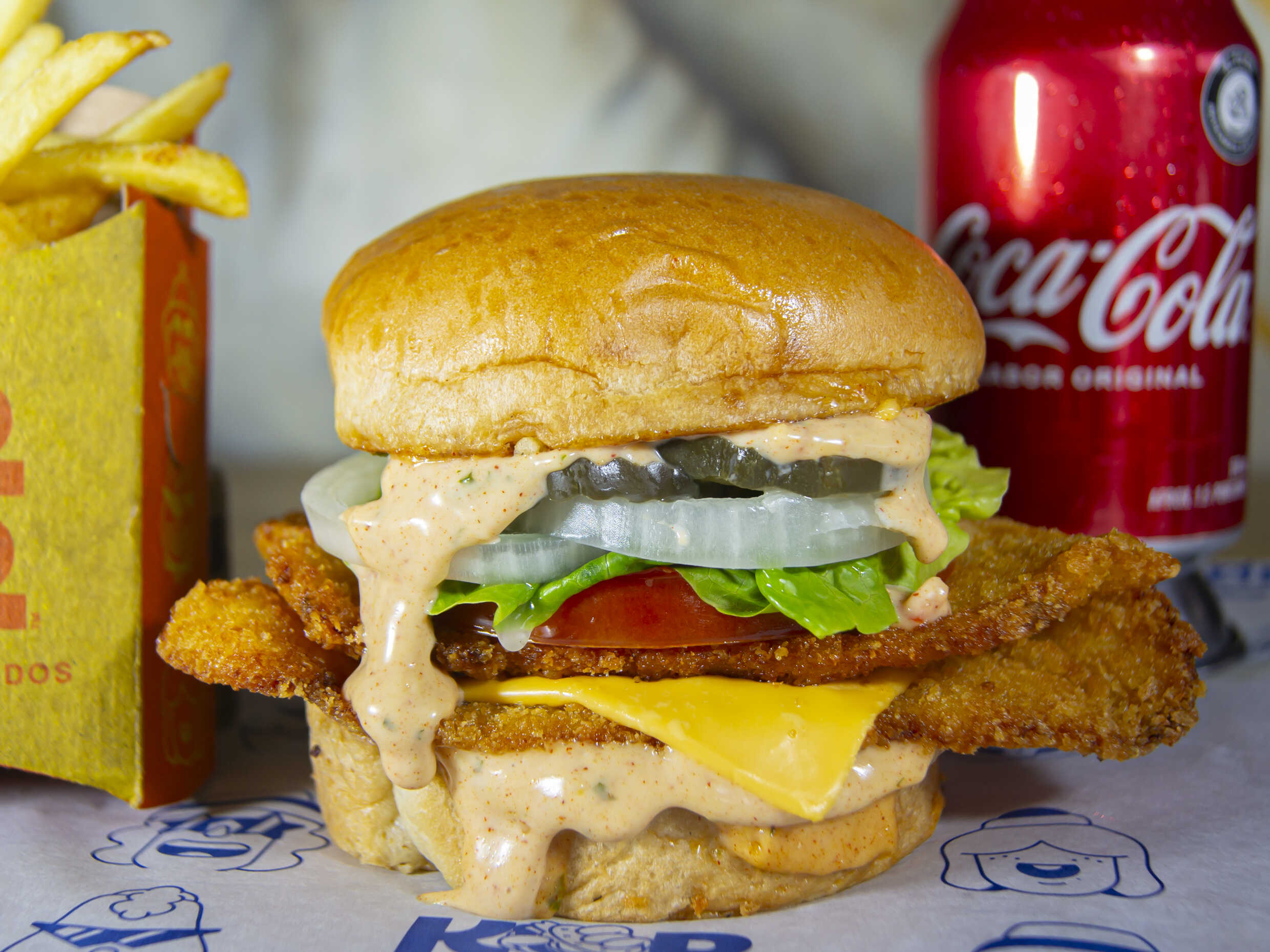 Combo Hamburguesa de Pollo Crispy