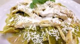 Chilaquiles Verdes con Pollo