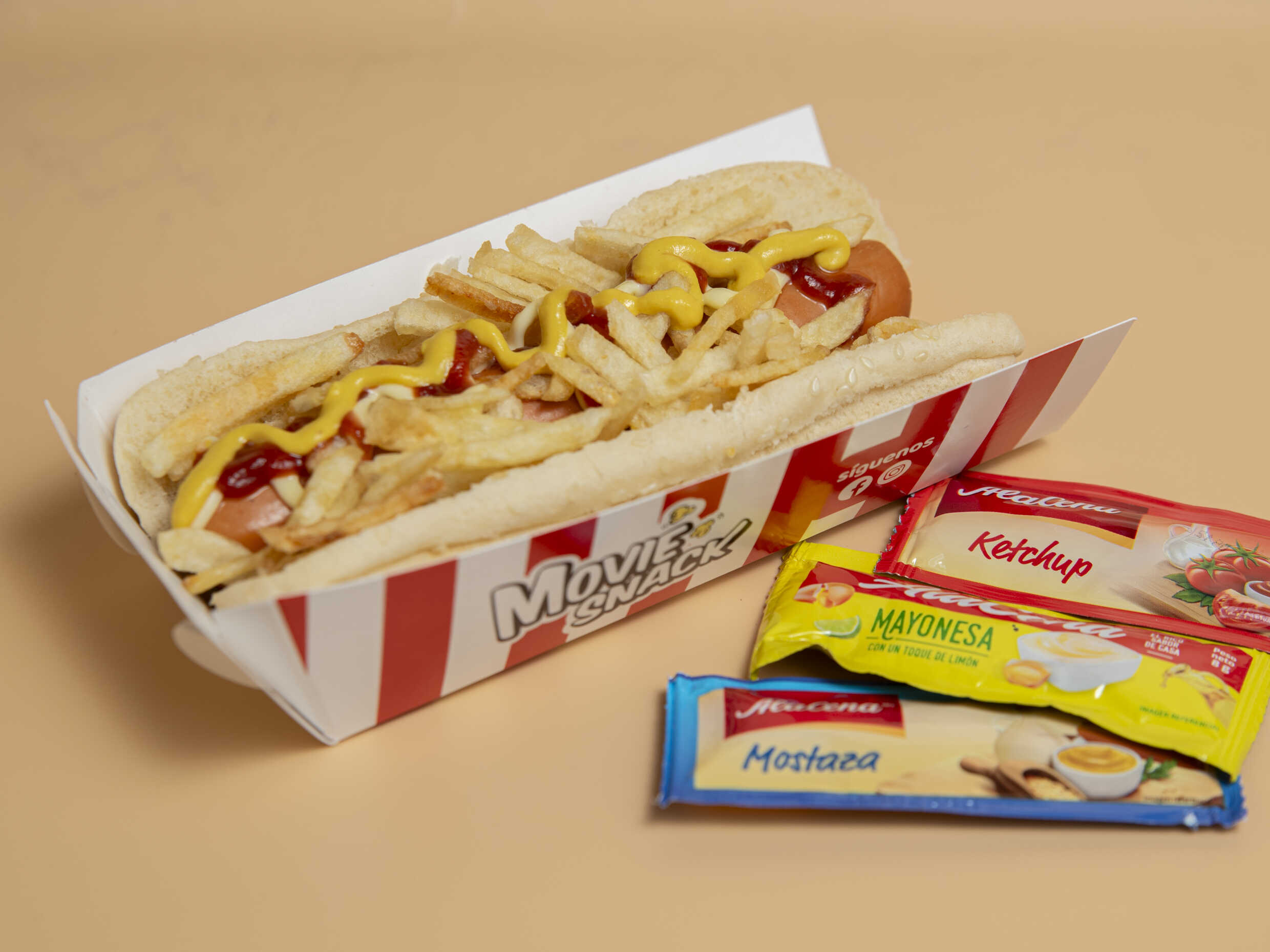 Hot Dog con Papas al Hilo