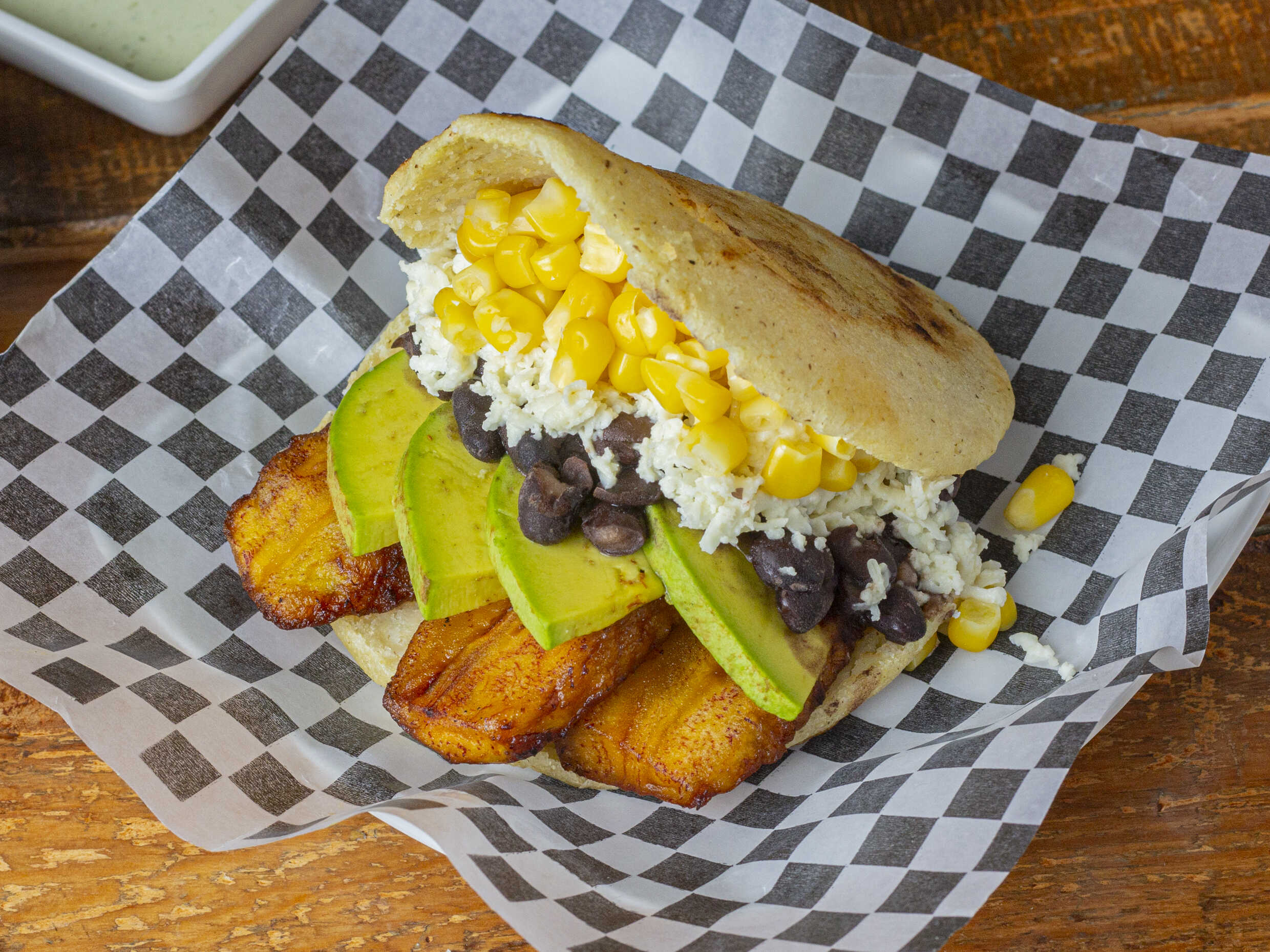 Arepa Vegetariana