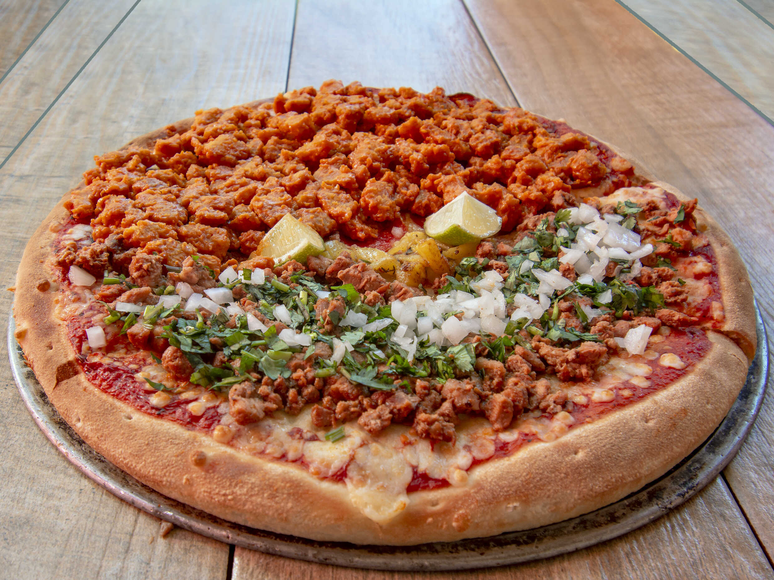 Pizza Pastor Elige tu Salsa