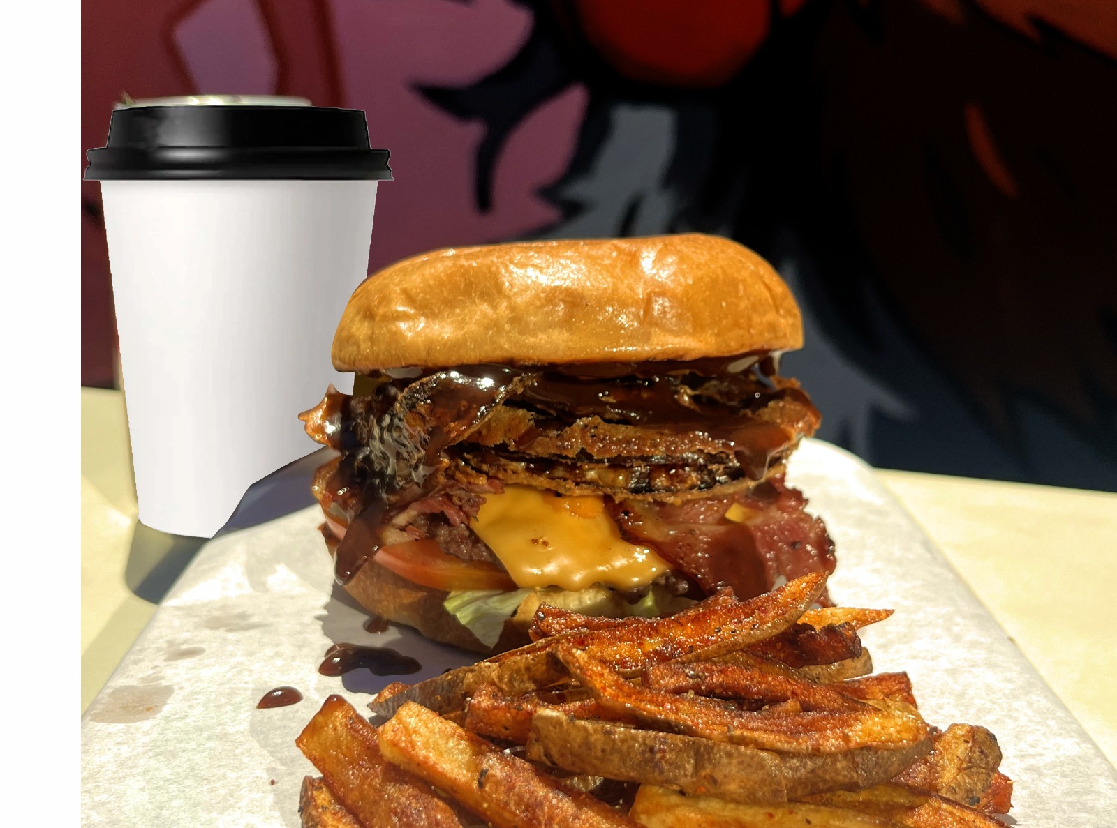Combo Hamburguesa BBQ
