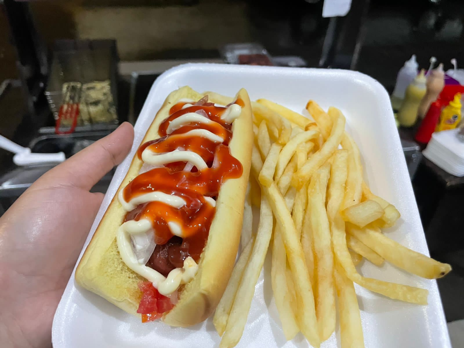 Hot Dog con Papas