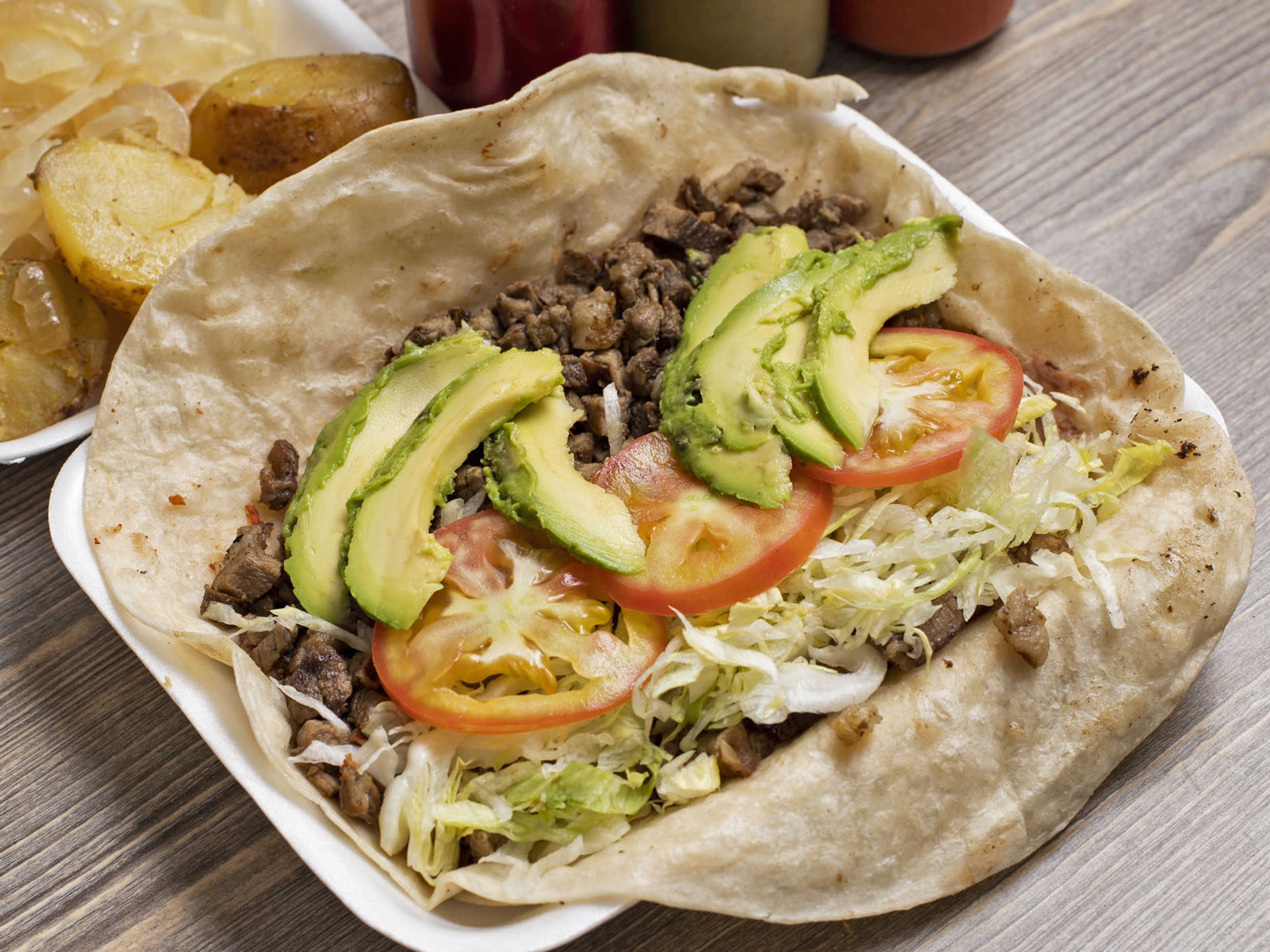 Burrito con Bistec