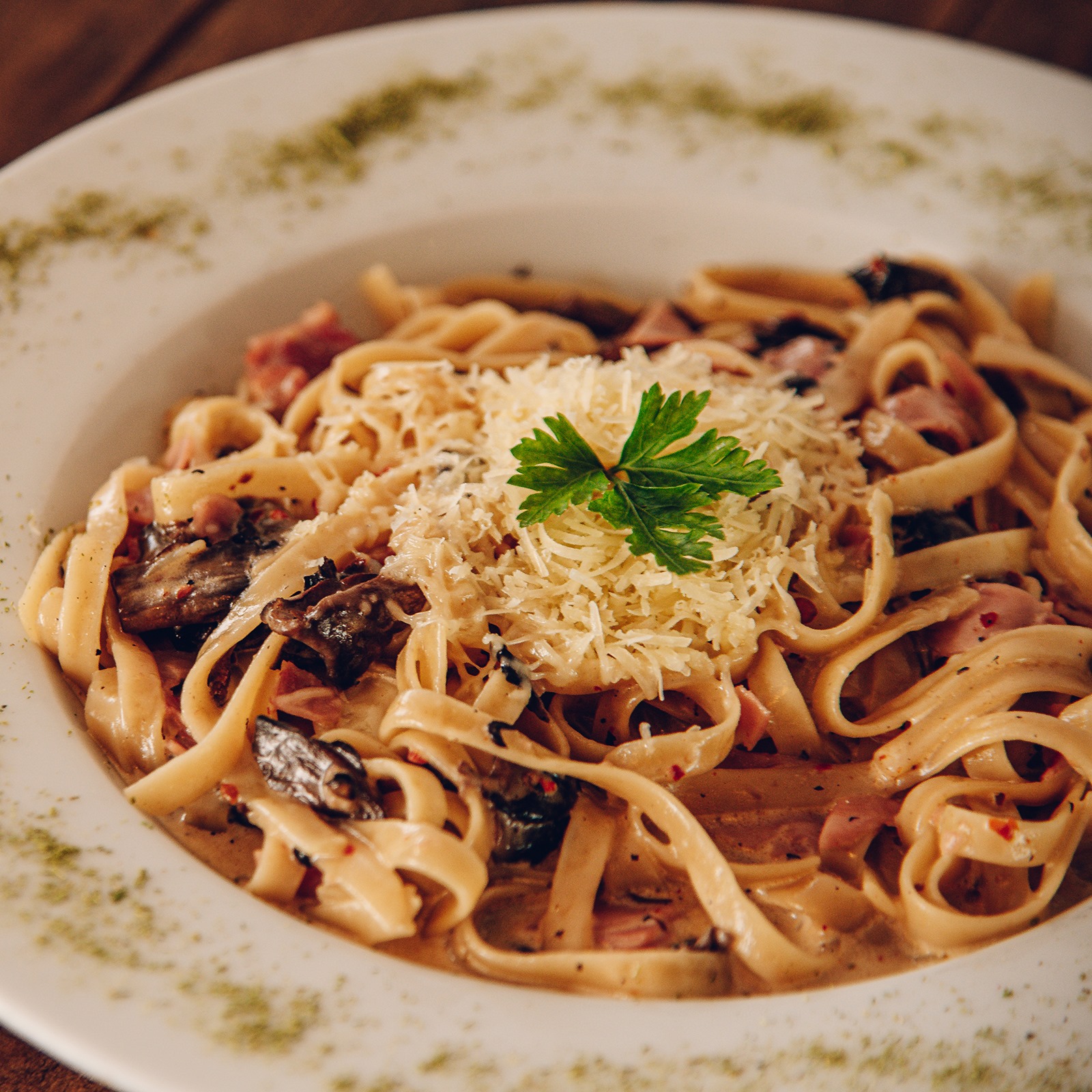Fettuccine Boscaiola