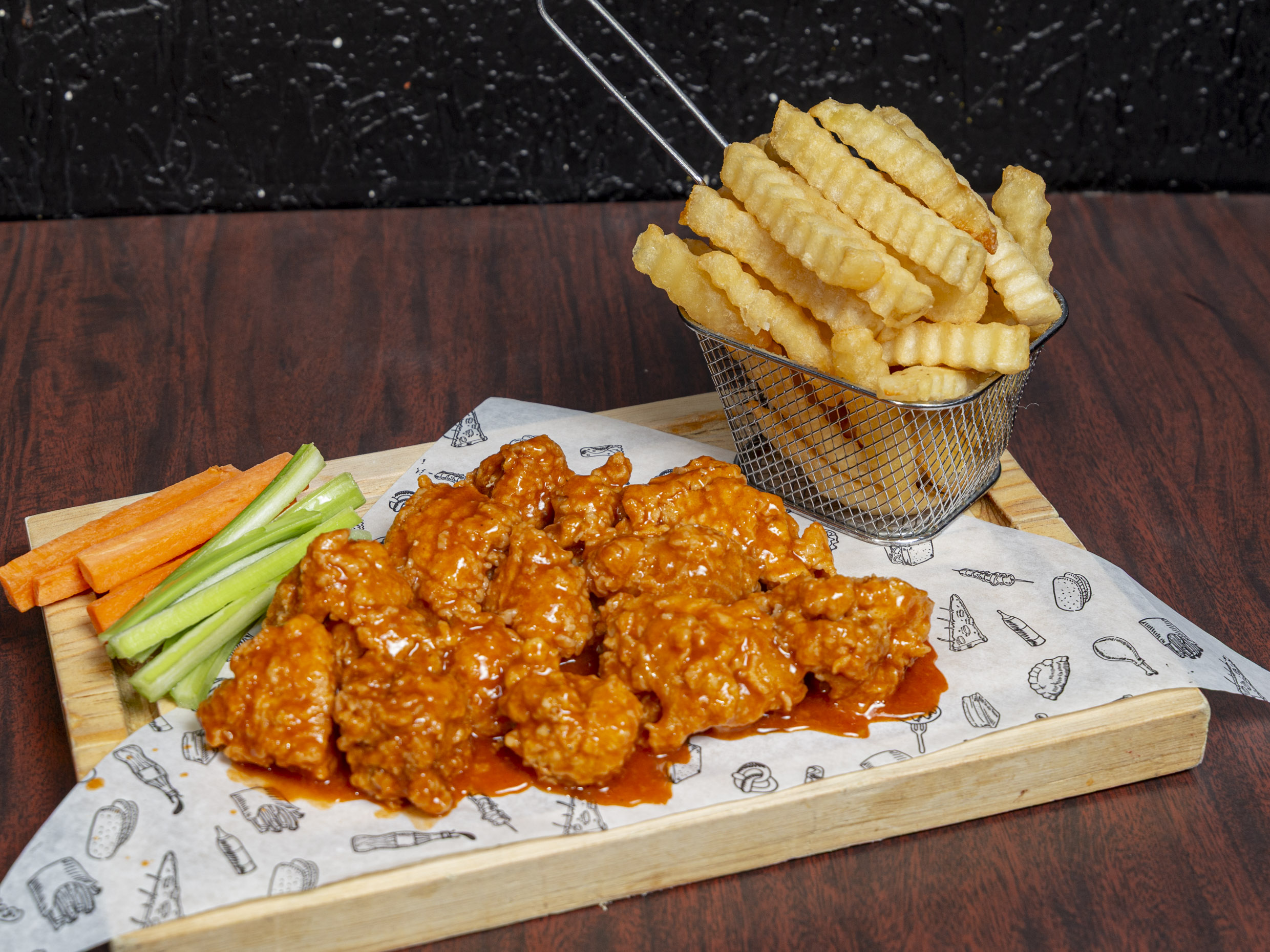 Boneless 300gr + Bebida