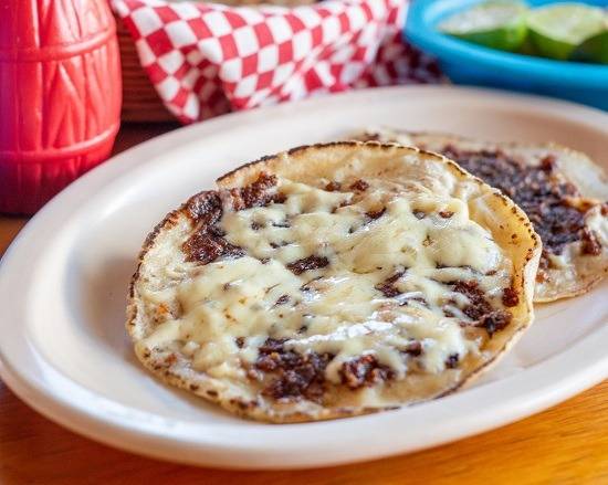 Tortilla de asiento y queso