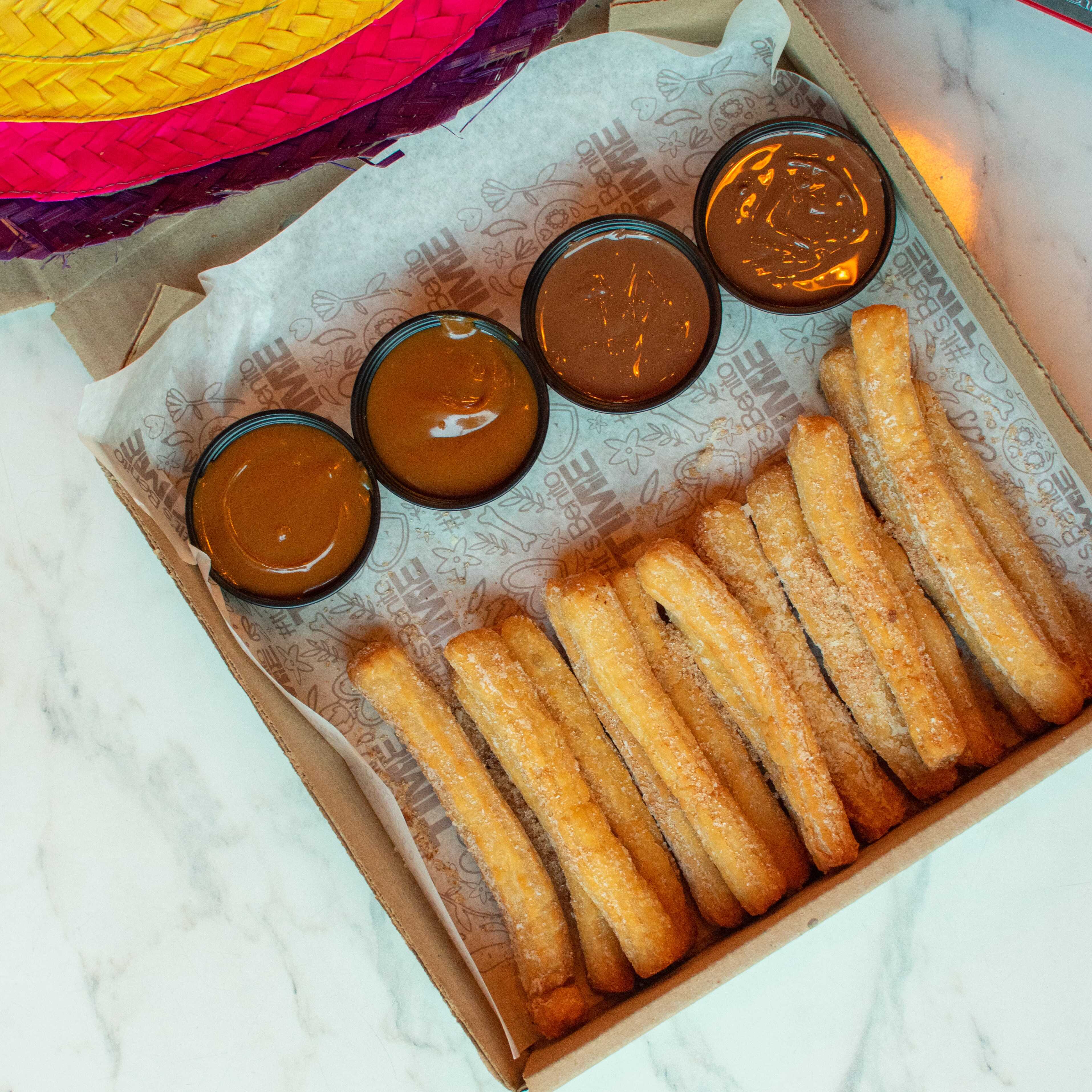 Combo Palichurros Box NUTELLA y Arequipe