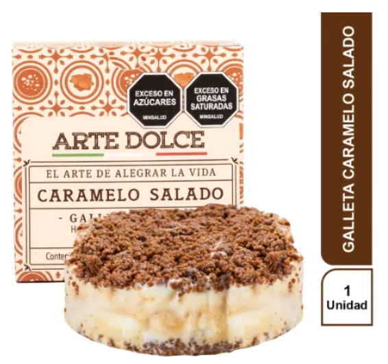 Galleta Helado de Caramelo Salado