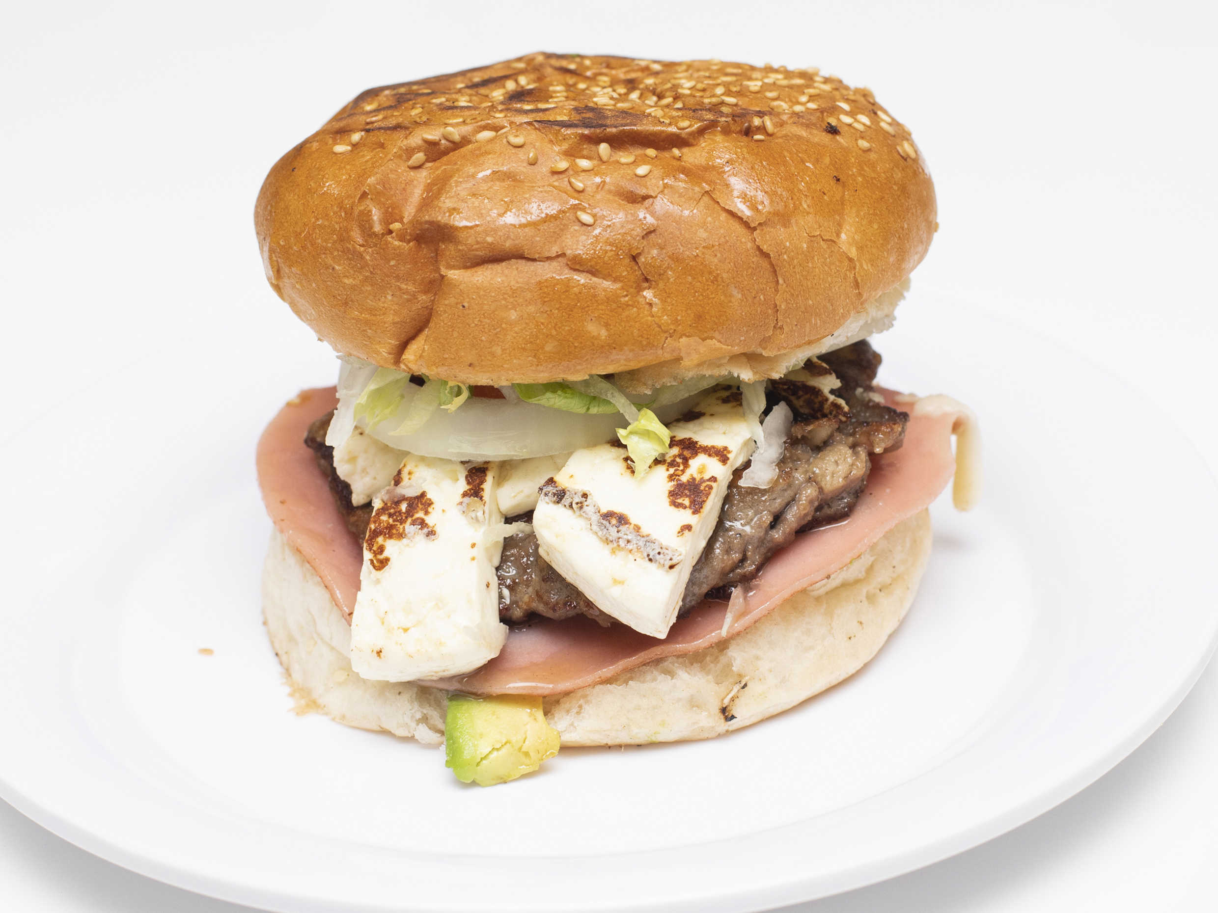 Hamburguesa con Queso Panela