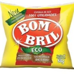 Esponja de Aço Bombril Ecológico 60g com 4 Unidades