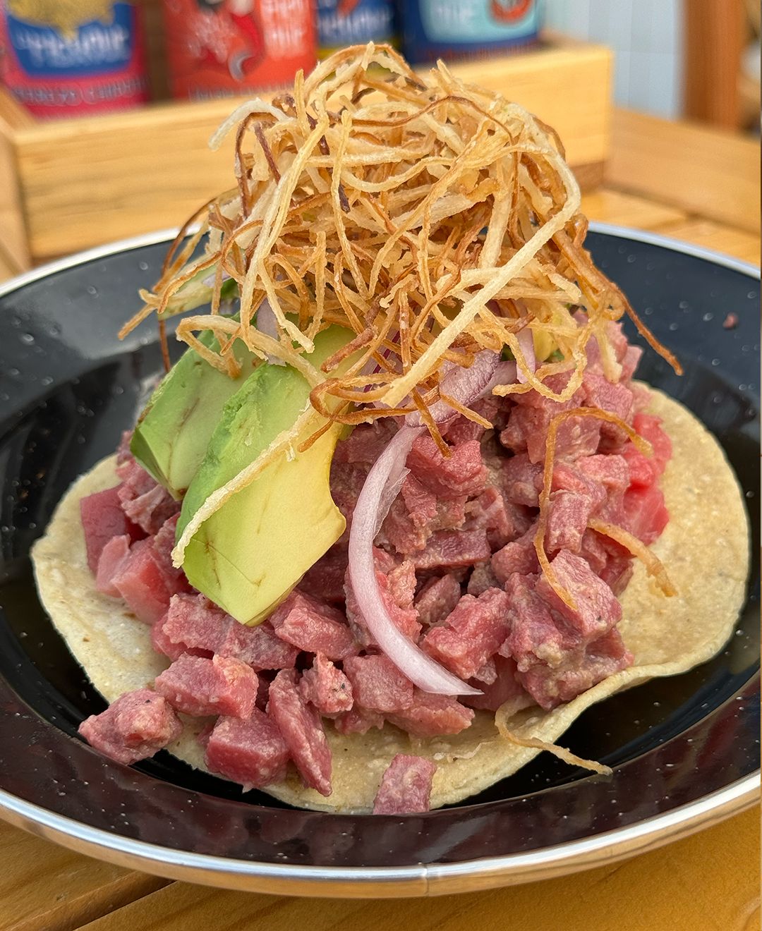 Tostada Tatemada de Atún
