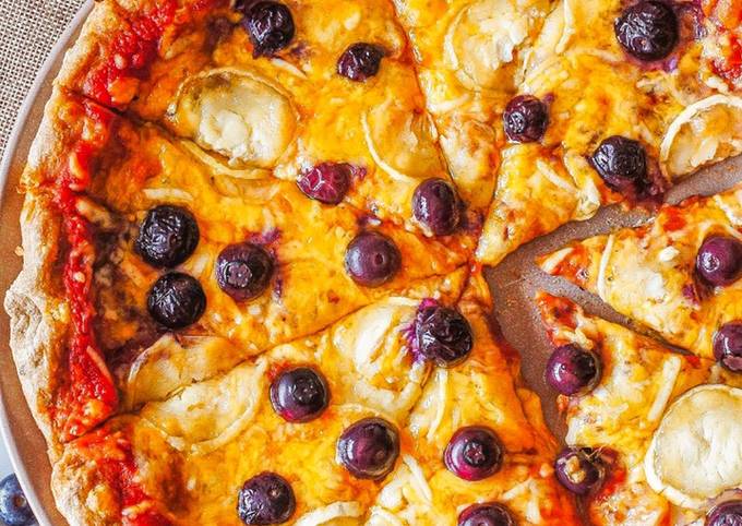 Pizza de Manzana y Arándanos