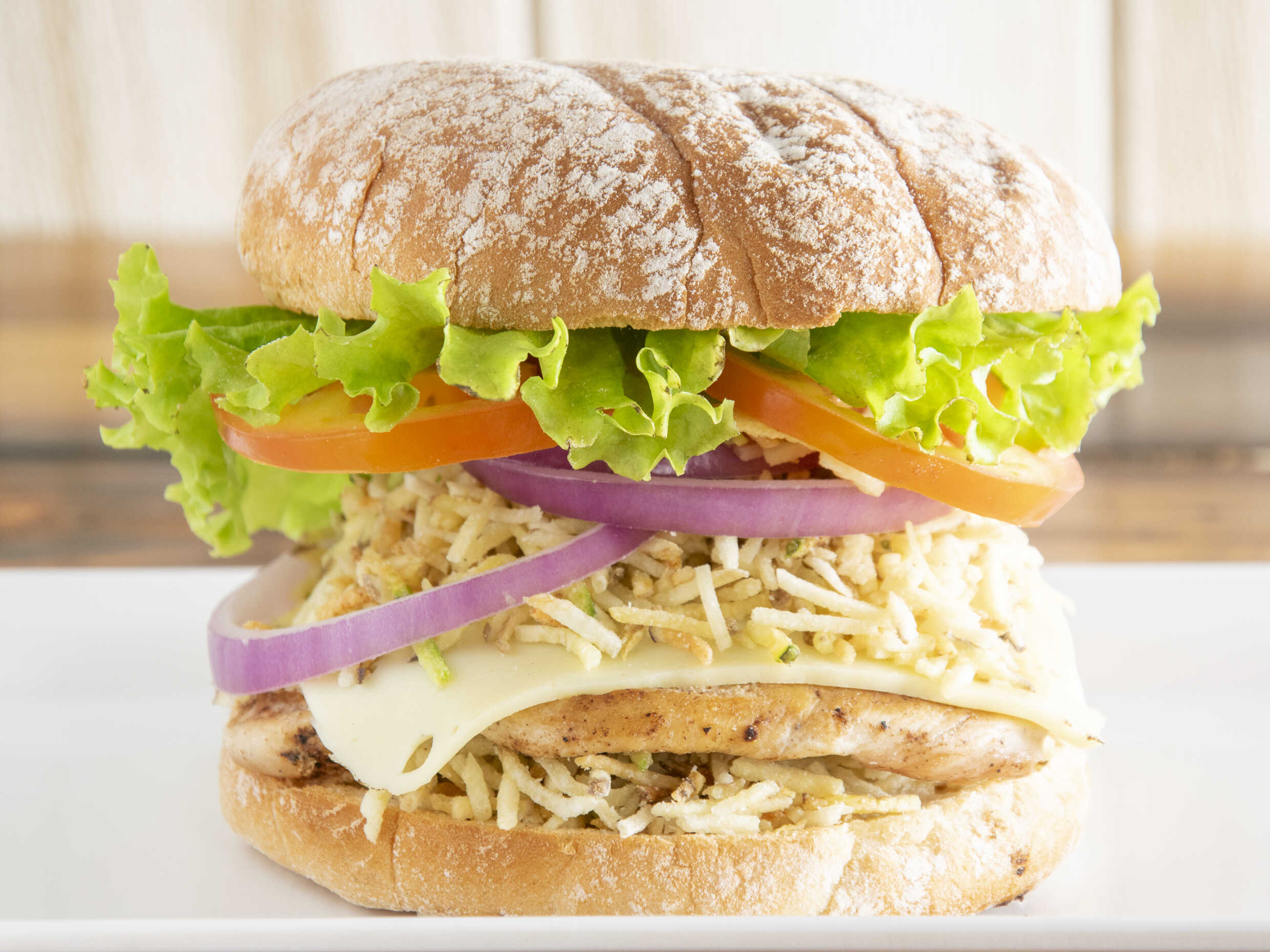Hamburguesa Maxi Pollo Clasica