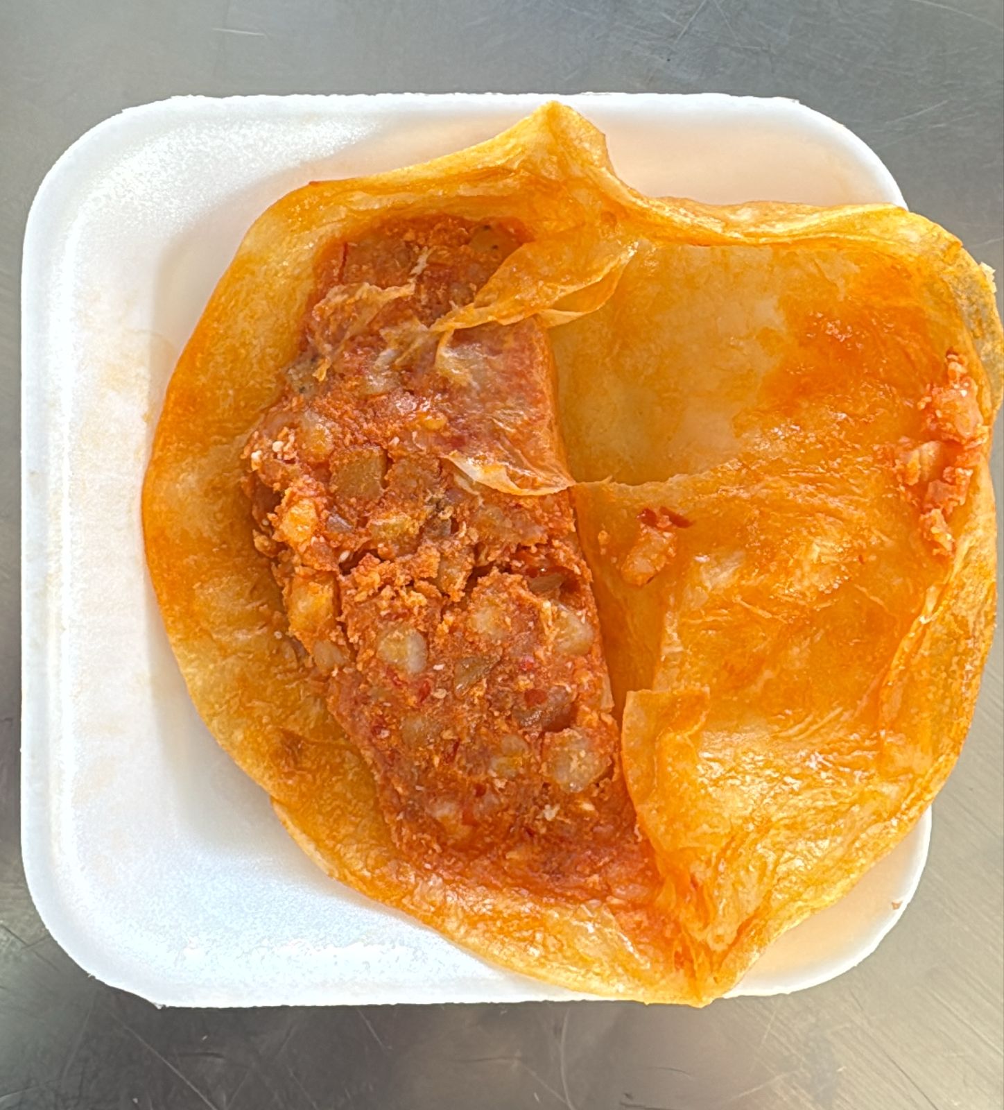 Papa con Huevo de harina