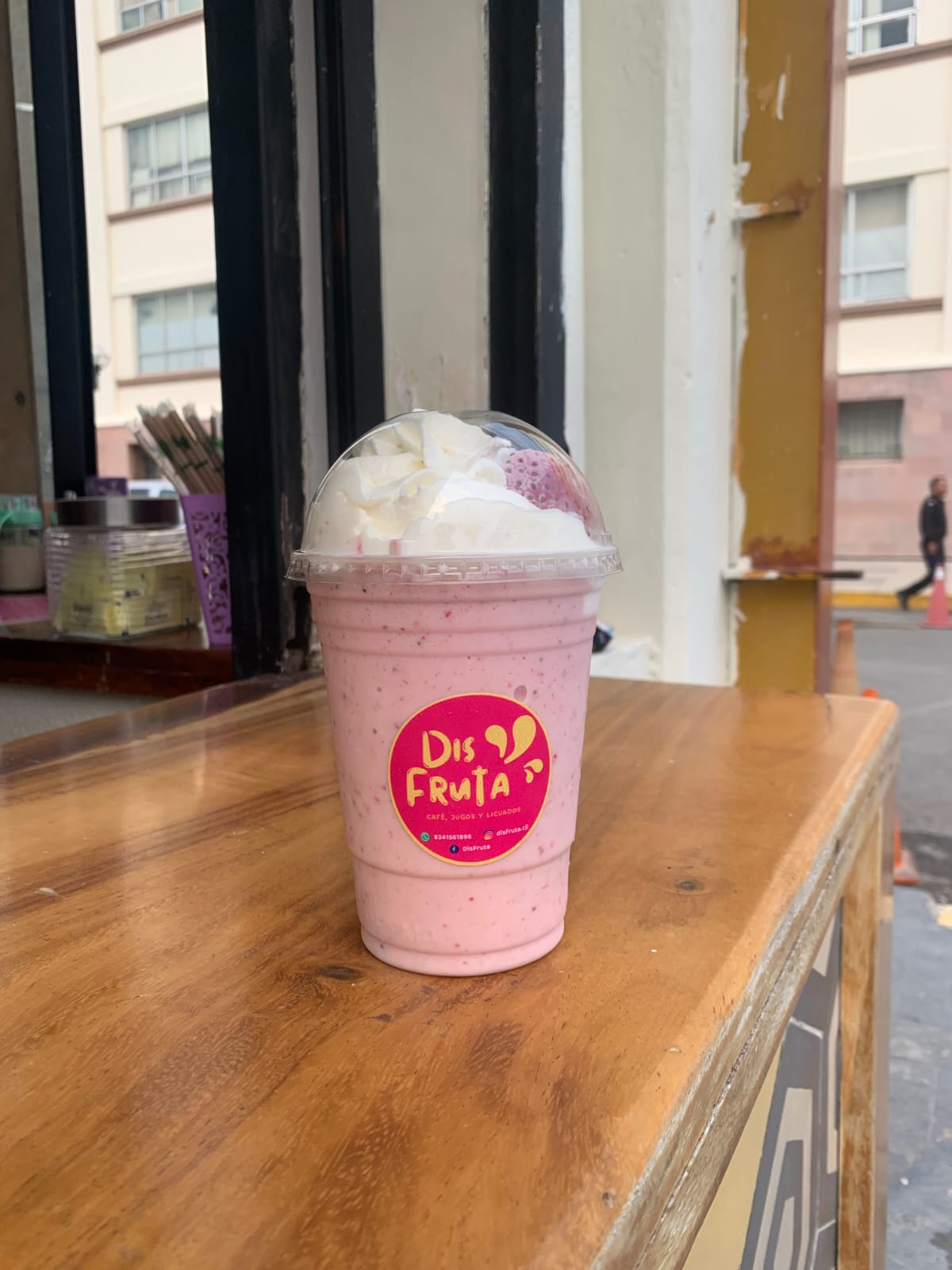 Frappé Fresas con Crema