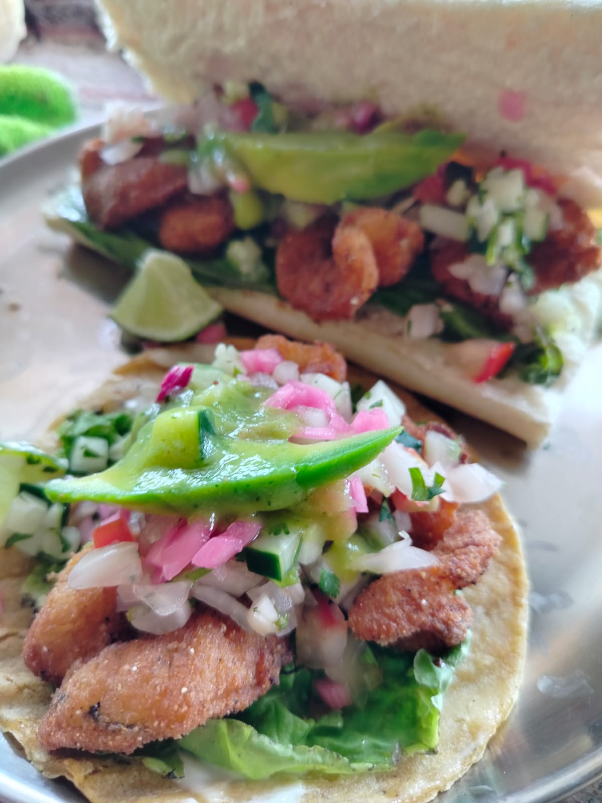 Taco de Camaron Empanizado
