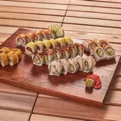39 Bcds (SalmonSkin+Calif+PolloTeriyaki) +Coca1.5L