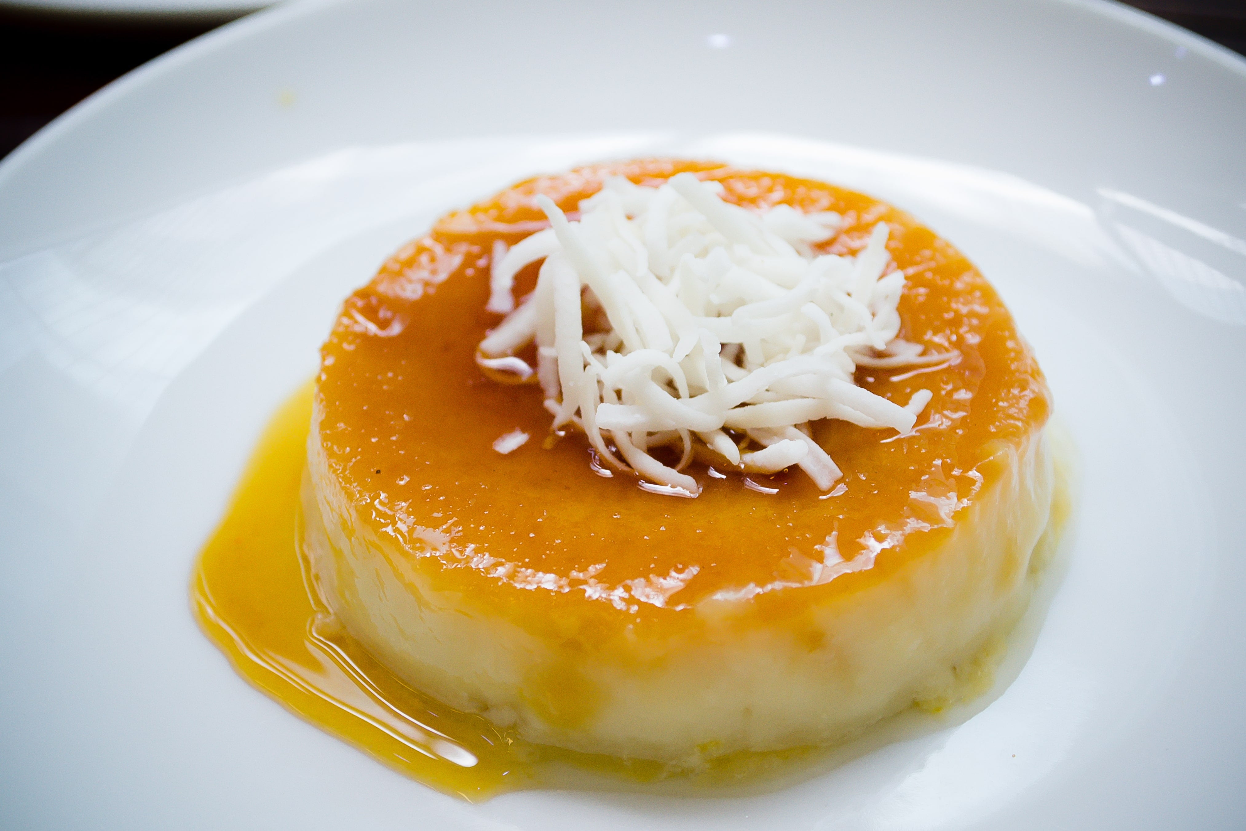 Flan de coco