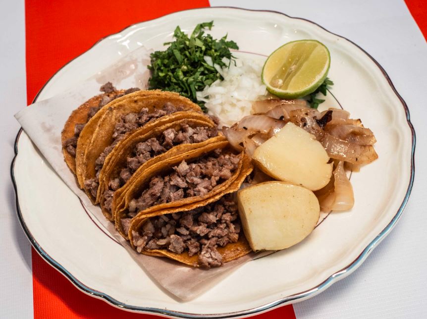 5 Tacos de Bistec
