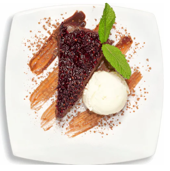 Brownie Mora con Gelato
