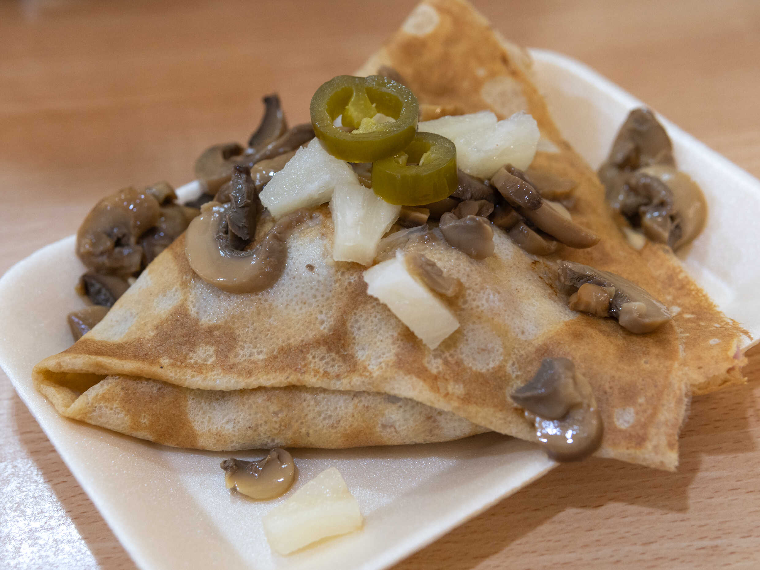 Crepa Salada: Queso Manchego