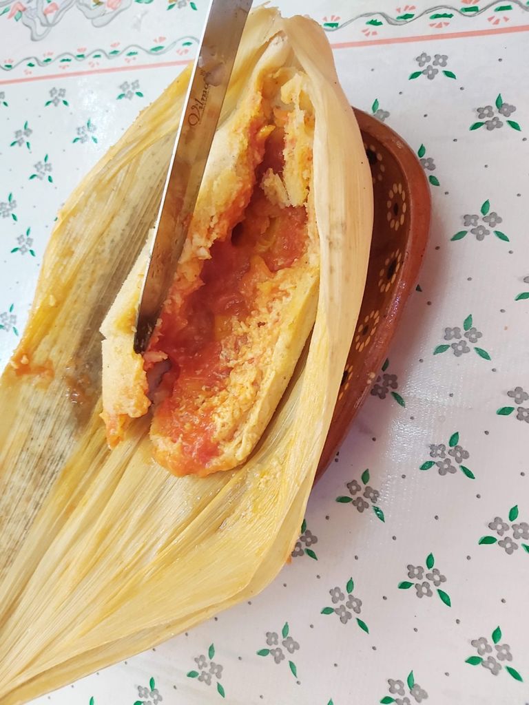 🫔🧀Tamal Rajas con Queso🫔🧀