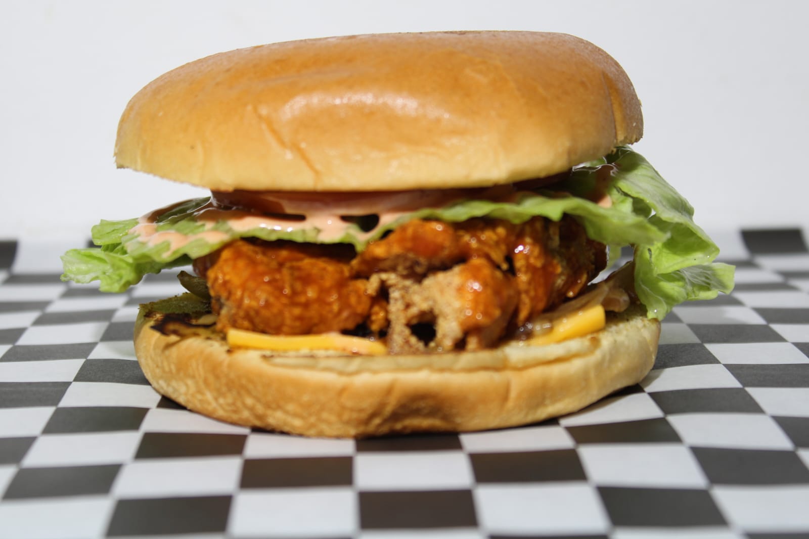 Hamburguesa #4 POLLO BUFALO