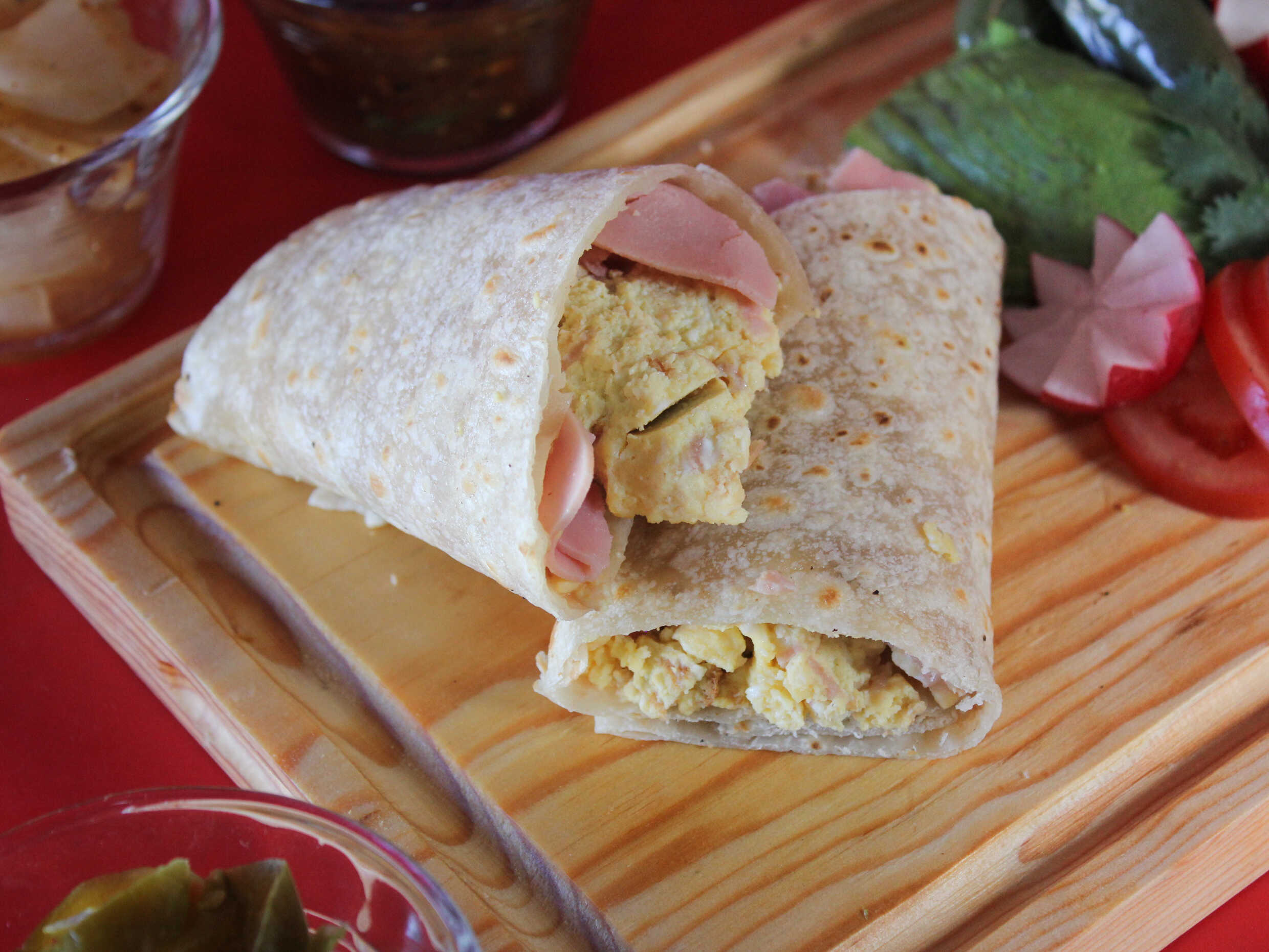 Huevo con Jamón de Harina