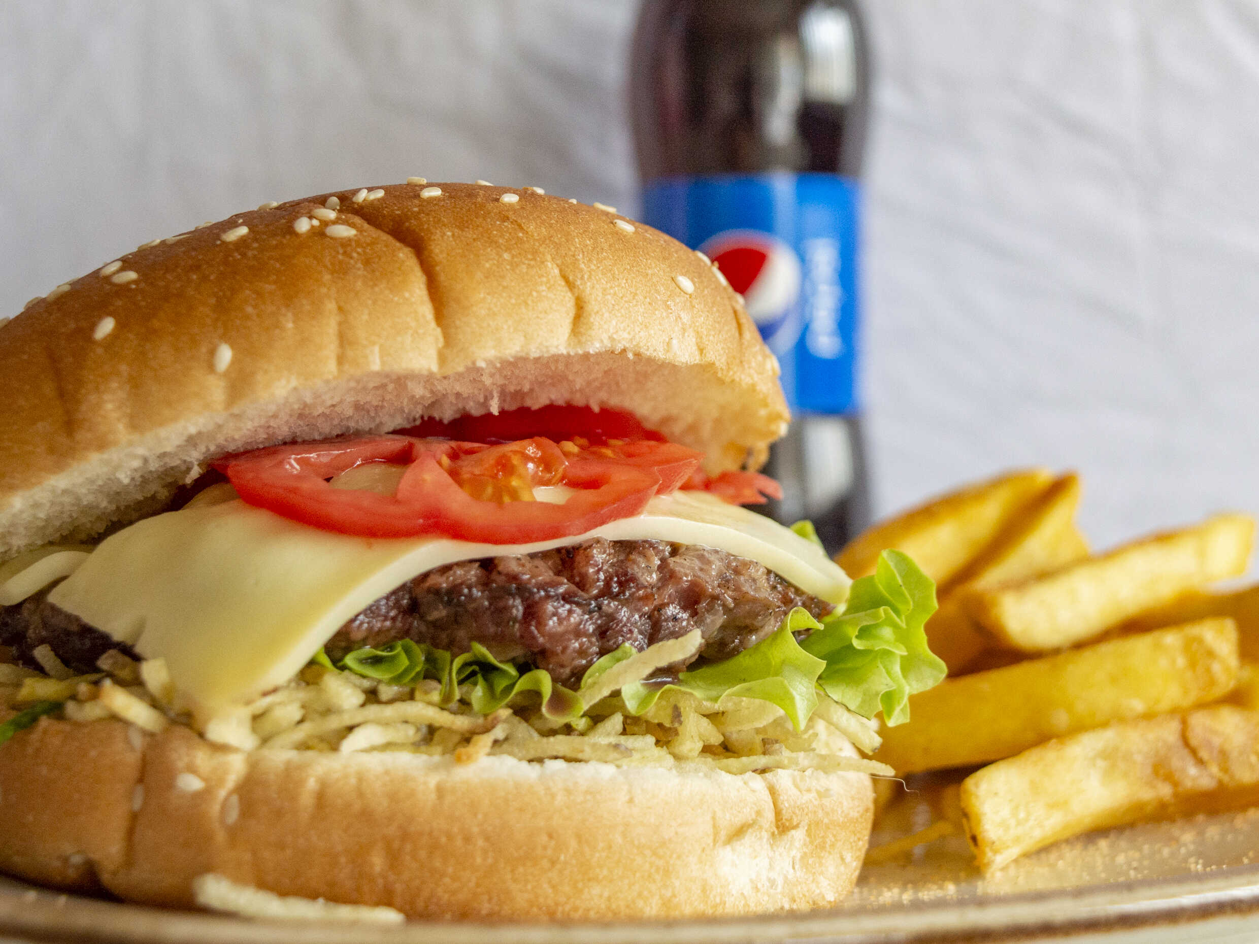 Combo Hamburguesa Sencilla De Carne