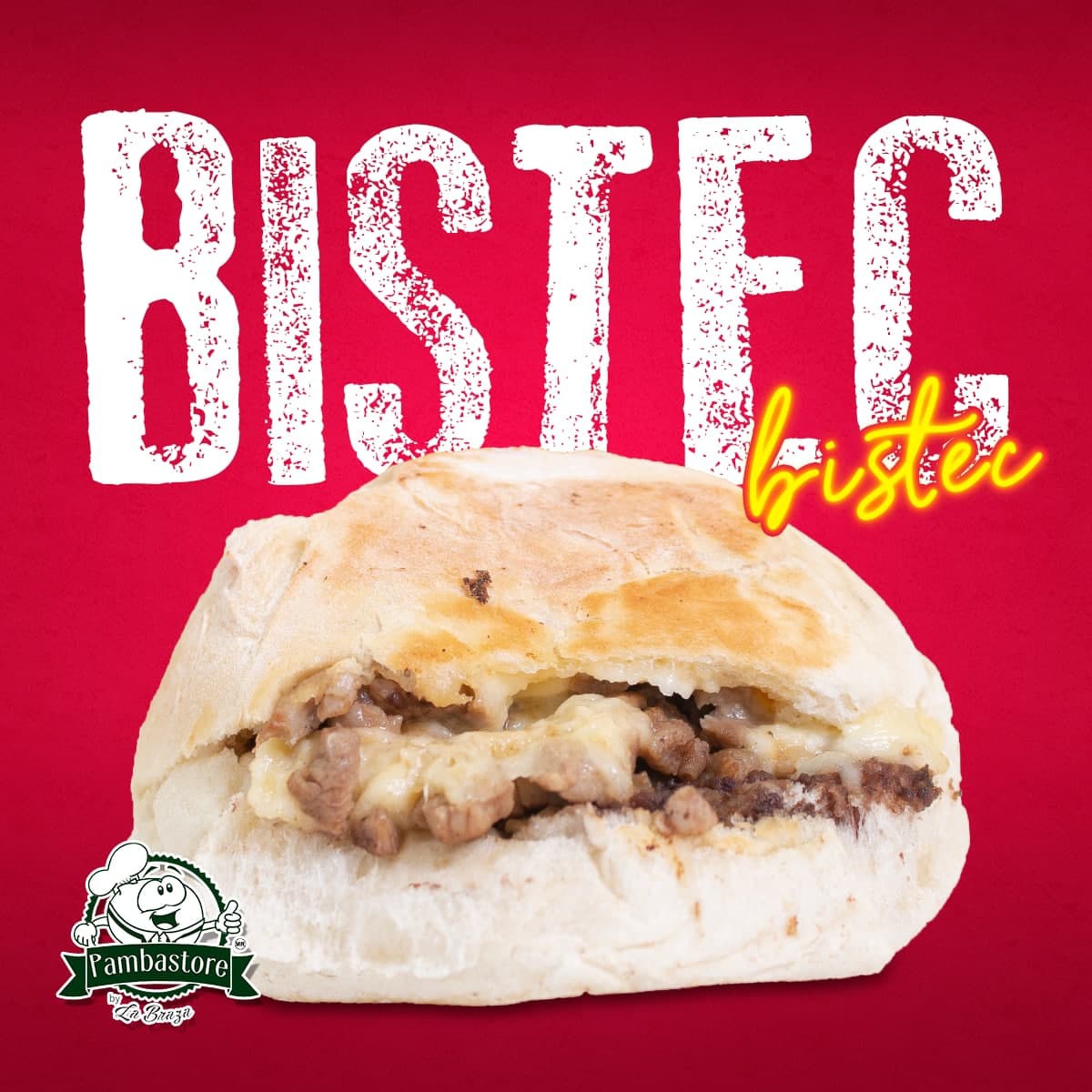 Pambazo de Bistec con Queso