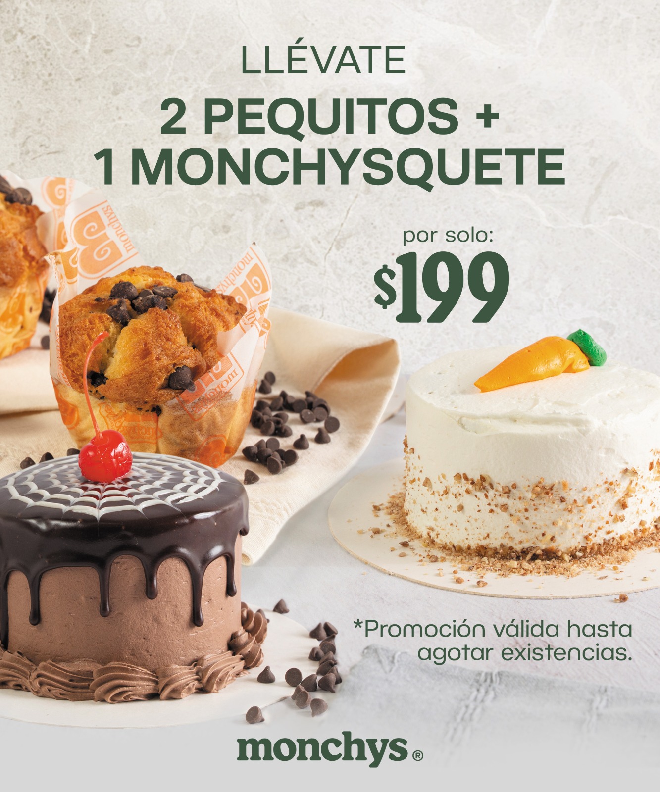 Combo 2 Pequitos + 1 Monchysquete