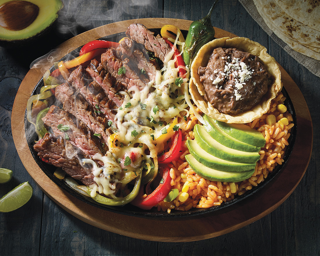 Fajitas de Arrachera o Sirloin